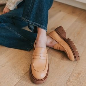 New FREE PEOPLE - LYRA LUG SOLE LOAFERS 8.5